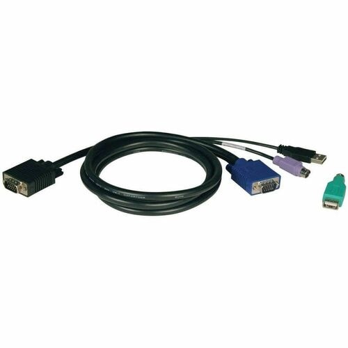 Eaton Tripp Lite Series USB/PS2 Combo Cable Kit for NetController KVM Switches B040-Series and B042-Series, 6 ft. (1.83 m)