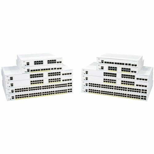 Cisco 350 CBS350-48P-4G Ethernet Switch - 52 Ports - Manageable - Gigabit Ethernet - 1000Base-T, 1000Base-X - Refurbished 