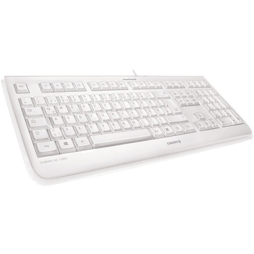 CHERRY KC 1068 Keyboard - Cable Connectivity - USB Interface - Belgian - Pale Gray - LPK Keyswitch