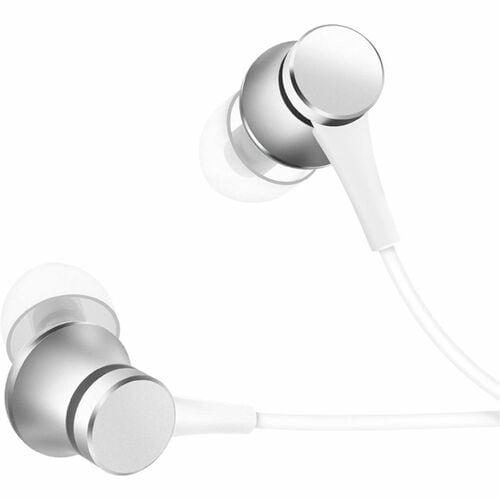 MI Piston Wired Earbud Earset - Matte Silver - In-ear - 32 Ohm - 20 Hz to 20 kHz - 125 cm Cable - Mini-phone (3.5mm)