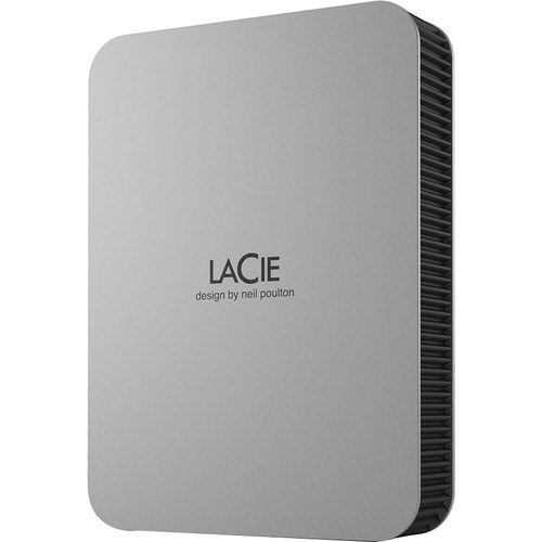 LaCie Mobile Drive Tragbar Festplatte - 3,5" Extern - 4 TB - Silber - Desktop-PC, MAC Unterstütztes Gerät - USB 3.2 (Gen 1