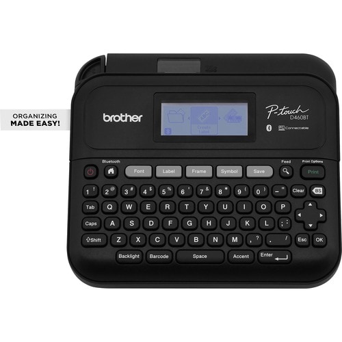 Brother® P-touch PT-D460BT Business Expert Connected Label Maker with Bluetooth® - 16 Fonts - Connect via USB - Takes TZe 