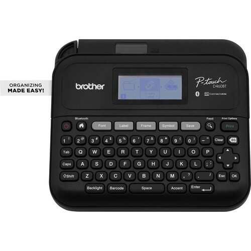 Brother® P-touch PT-D460BT Business Expert Connected Label Maker with Bluetooth® - 16 Fonts - Connect via USB - Takes TZe 