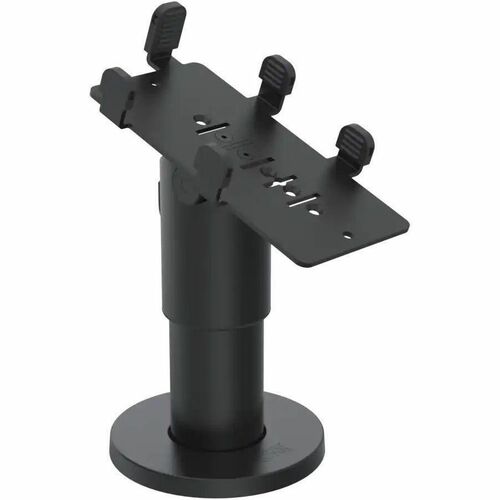 SpacePole DuraTilt Desk Mount for Payment Terminal - Black - Metal - 1 / Box