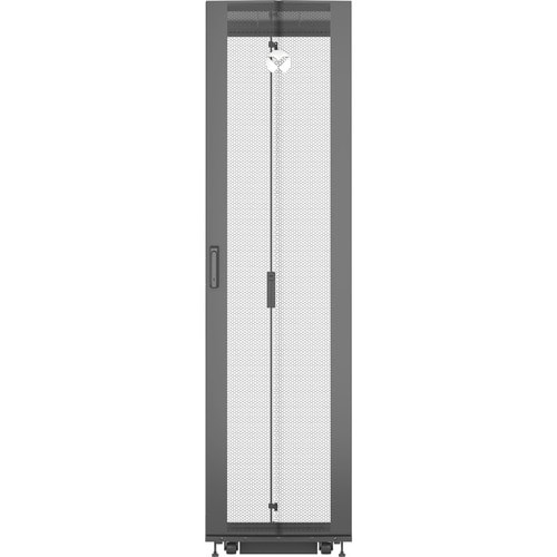 VERTIV VR 48U Gabinete de rack para Interruptor LAN, Painel de ligação, Servidor - 600 mm Rack Width x 1215 mm Profundidad