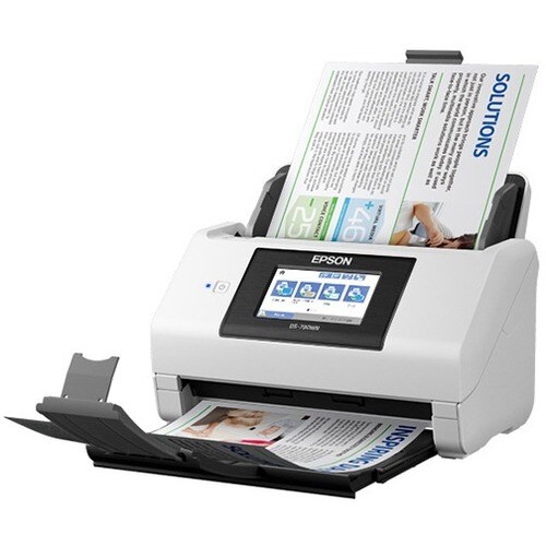 Epson WorkForce DS-790WN Large Format ADF Scanner - 600 x 600 dpi Optical - 30-bit Color - 24-bit Grayscale - 45 ppm (Mono