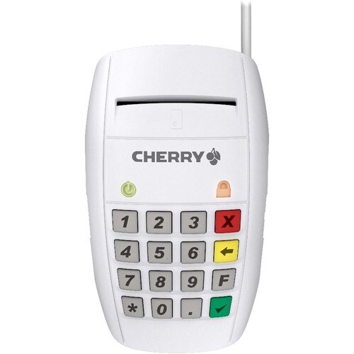 CHERRY ST-2100UG Contact Smart Card Reader - White - CableUSB