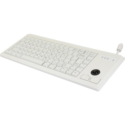 CHERRY Keyboard - Cable Connectivity - PS/2 Interface - Trackball - Light Grey - Mouse