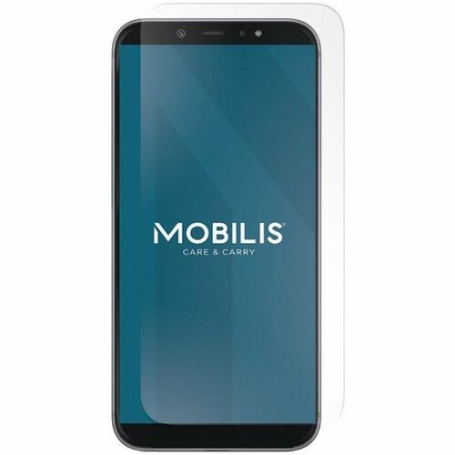 MOBILIS 9H Tempered Glass Screen Protector for iPhone 14, iPhone 14 Pro, iPhone 13, iPhone 13 Pro - Clear - 1 Unit - For O