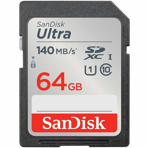 SDXC SanDisk Ultra - 64 GB - Class 10/UHS-I (U1) - 80 MB/s Lettura