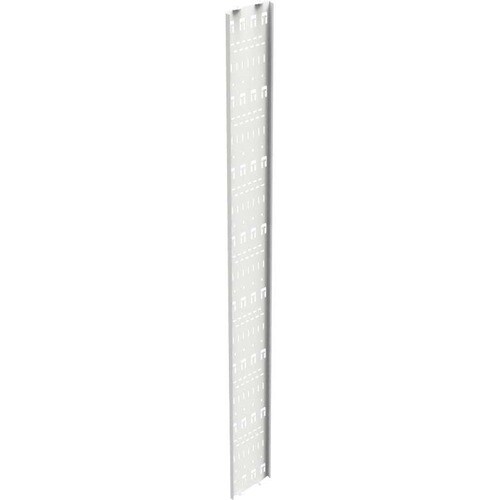 MINKELS Cable Organizer - White - Cable Tray - 52U Rack Height - Metal