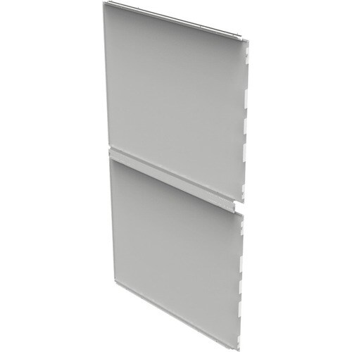 MINKELS Side Panel - Steel - Signal White - 52U Rack Height - 2421.4 mm Height x 800 mm Depth