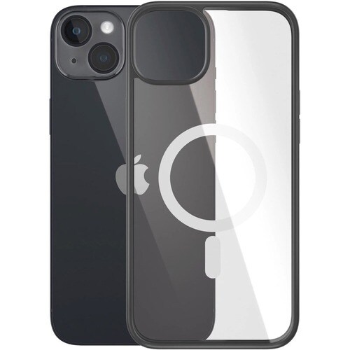 PanzerGlass ClearCase Case for Apple iPhone 14 Plus Smartphone - Black - Bacterial Resistant, Drop Resistant, Scratch Resi