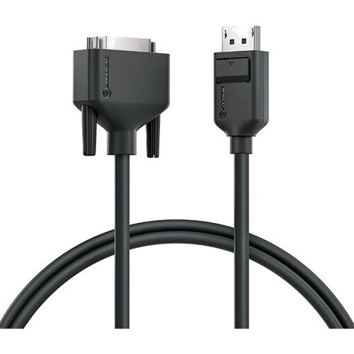 Alogic Elements DisplayPort to DVI Cable - Male to Male - 2m - 6.56 ft DisplayPort/DVI-D Video Cable for Notebook, Video D