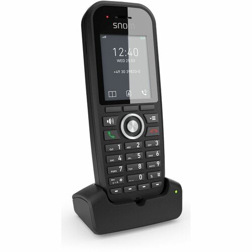 Snom M30 Handset - Schwarz - Schnurlos - DECT - 5,1 cm (2 Zoll) Screen Size - USB - Audio - 22 Stunde(n) Battery Talk Time