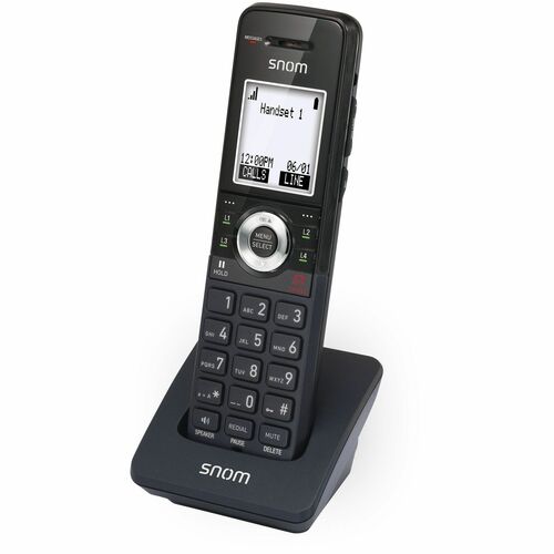 Snom M10 SC Handset - Wandmontierbar - Schwarz - Schnurlos - DECT - 4,6 cm (1,8 Zoll) Screen Size - Headset-Anschluss - 9 