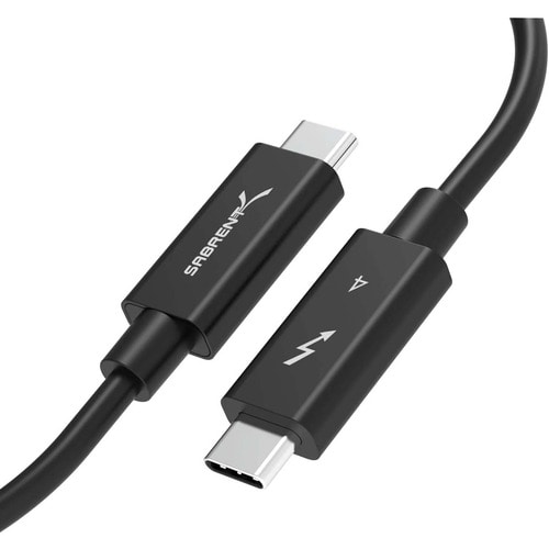 Sabrent Thunderbolt 4 Active Cable With E-Marker Chip - 6.56 ft Thunderbolt 4 Audio/Video/Data Transfer Cable for Audio/Vi