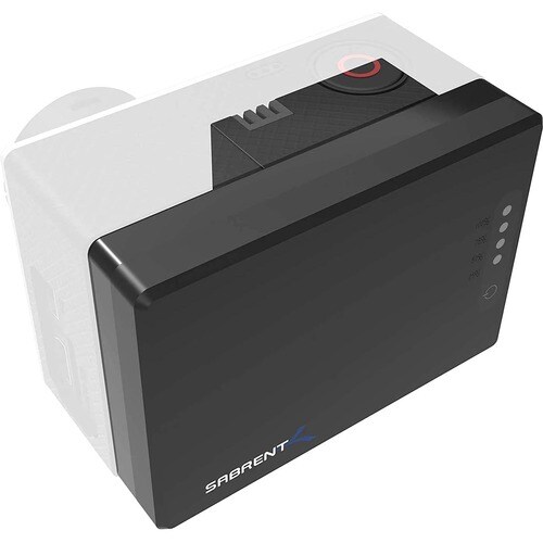 Sabrent Extended Battery For GoPro HERO3+, HERO3 [with Backdoor Housings] - For Camera - Battery Rechargeable - 3400 mAh -