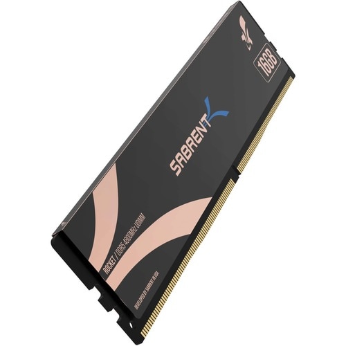 Sabrent Rocket DDR5 16GB U-DIMM 4800MHz Memory Module - For Desktop PC, Motherboard - 16 GB (1 x 16GB) - DDR5-4800/PC5-384