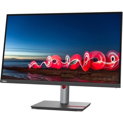 Moniteur LCD Lenovo ThinkVision T27h-30 27" Class Webcam WQHD - 16:9 - Noir corbeau - 68,6 cm (27") Viewable - Technologie