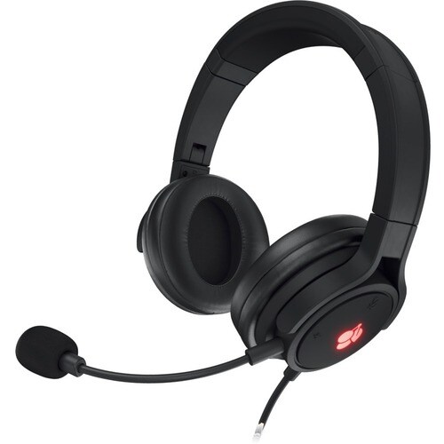 CHERRY HC 2.2 Wired On-ear Stereo Gaming Headset - Black - Binaural - Ear-cup - 32 Ohm - 20 Hz to 20 kHz - 220 cm Cable - USB