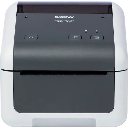 Brother TD-4210D Desktop Direct Thermal Printer - Monochrome - Label Print - USB - USB Host - Serial - 104.10 mm (4.10") P