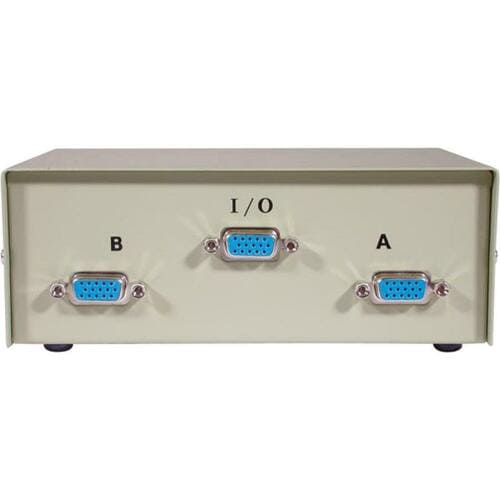 C2G 2-Port HD15 VGA Manual Switch Box - 1 x 2 - Computer2 x VGA Out