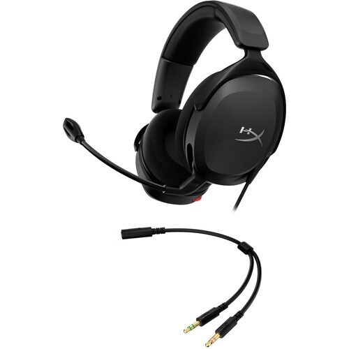 HyperX Cloud Stinger 2 Core Wired Over-the-head, Over-the-ear Stereo Gaming Headset - Black - Binaural - Circumaural - 33 