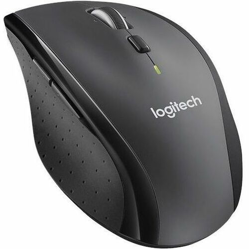 Logitech Marathon M705 Mouse - Full-size Mouse - Optical - Wireless - Radio Frequency - 2.40 GHz - Black - USB - 1000 dpi 