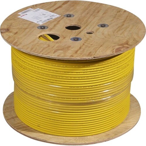 Legrand 500 m Category 6a Network Cable for Network Device - 500 / Pack - 23 AWG - Yellow