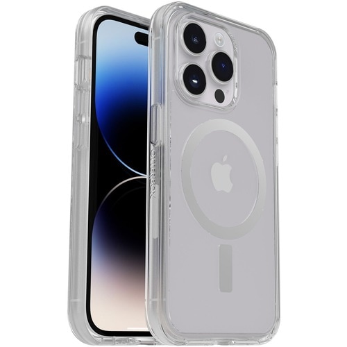 OtterBox Symmetry Series+ Case for Apple iPhone 14 Pro Smartphone - Clear - Drop Resistant, Bump Resistant, Bacterial Resi