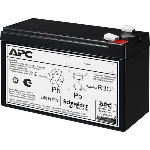 APC by Schneider Electric Battery Unit - 24 V DC - Lead Acid - Hot Swappable