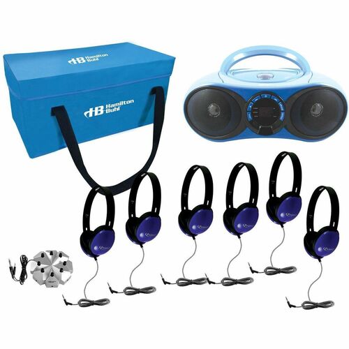 Hamilton Buhl AudioMVP™ Bluetooth®/CD/FM Listening Center, 6 Station - 1 Pack