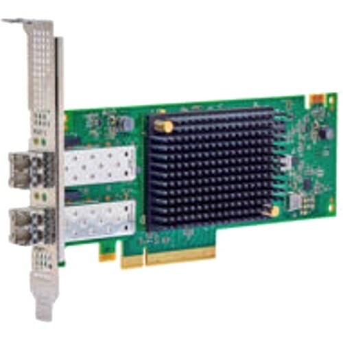 BROADCOM - IMSOURCING LPe36002-M64 FC Host Bus Adapter - PCI Express 4.0 x8 - 64 Gbit/s - 2 x Total Fibre Channel Port(s) 