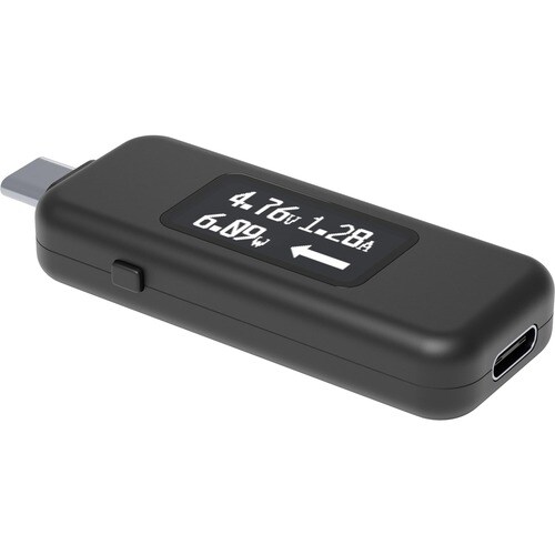 Plugable USB C Power Meter Tester for Monitoring USB-C Connections up to 240W - Digital Multimeter Tester for USB-C Cables