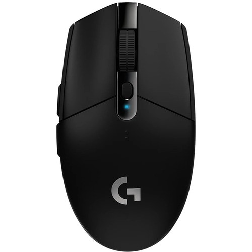 Logitech G LIGHTSPEED G304 游戏鼠标 - USB - 光学 - 6 可编程按钮 - 黑 - 无线 - 12000 dpi