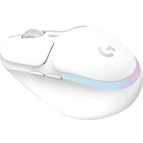 Logitech G Aurora Collection G705 Gaming Mouse - Bluetooth - USB - 6 Button(s) - 6 Programmable Button(s) - White - Cable/