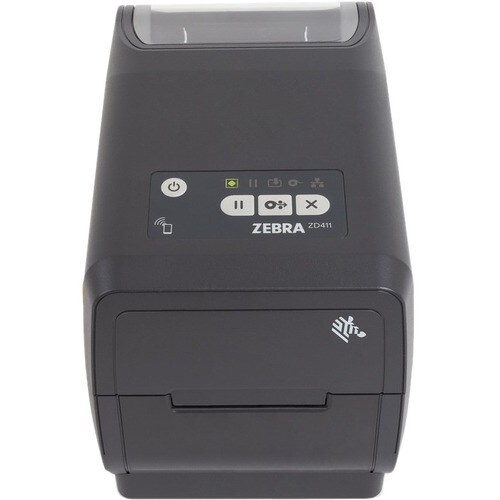 Zebra ZD411 Desktop Direct Thermal Printer - Monochrome - Label/Receipt Print - Fast Ethernet - USB - USB Host - Bluetooth