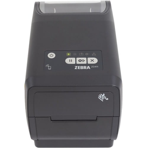 Zebra ZD411 Desktop Direct Thermal Printer - Monochrome - Label/Receipt Print - Fast Ethernet - USB - USB Host - Bluetooth