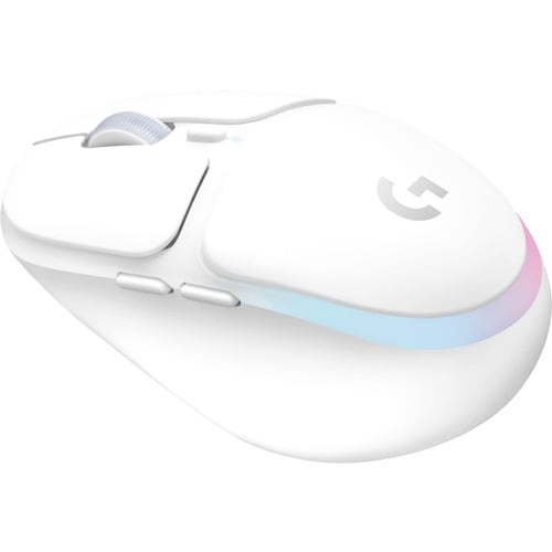 Logitech G Aurora Collection G705 Gaming Mouse - Bluetooth - USB - 6 Button(s) - 6 Programmable Button(s) - Off White - Wi
