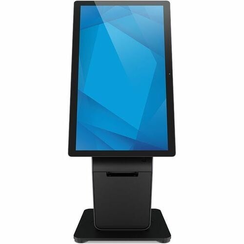 Elo Wallaby E989127 POS Terminal Stand - 55.9 cm (22"") to 68.6 cm (27"") Screen Support - Countertop - Black, Silver - Fo
