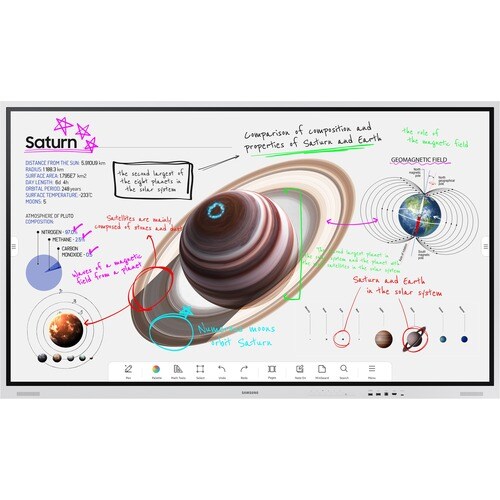 Samsung Flip Pro WM85B 2159 mm 4K UHD LCD Exibição de colaboração - Cortex A72 1,70 GHz - 3,50 GB DDR4 SDRAM - Infravermel