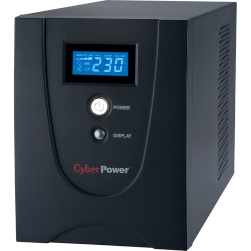 CyberPower Value VALUE2200ELCD Line-interactive UPS - 2.20 kVA/1.32 kW - Tower - 8 Hour Recharge - 2 Minute Stand-by - 230