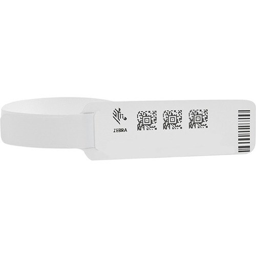 Mehrzwecketikett Zebra Z-Band Fusion - 76,20 mm Breite x 146,05 mm Länge - Permanent Kleber - Thermodirekt - Weiß - Polypr