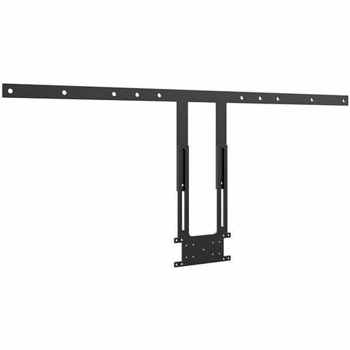 HAGOR Befestigungsadapter für Display, Videokonferenz-Kamera, Bildschirmhalterung, Monitor - Schwarz - Höhenverstellbar - 