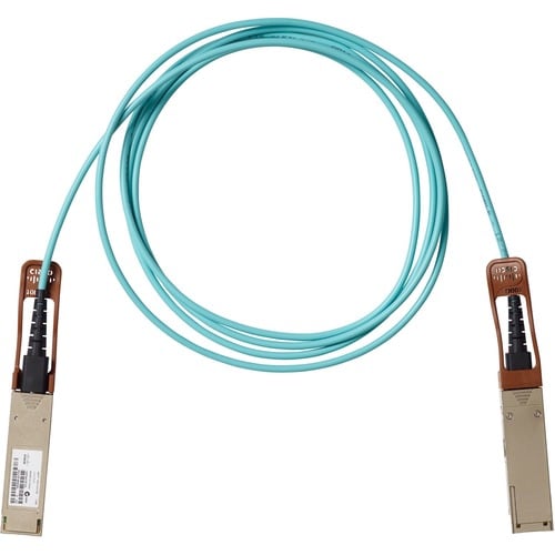 Cisco 15 m Glasfaser Netzwerkkabel für Netzwerkgerät - Erster Anschluss: QSFP Netzwerk - 100 Gbit/s