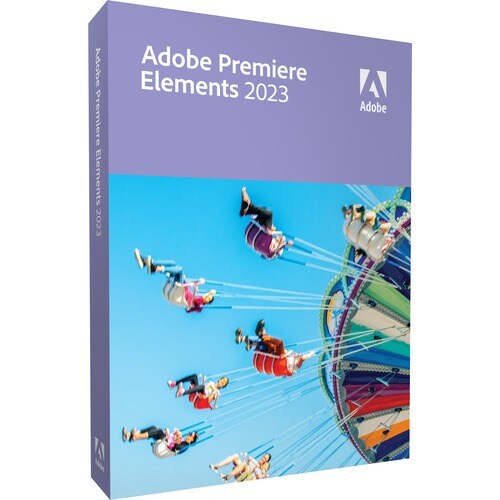 Adobe Premiere Elements 2023 - Box-Verpackung - Box Packing - Videobearbeitung - Französisch - PC, Mac Intel-basiert