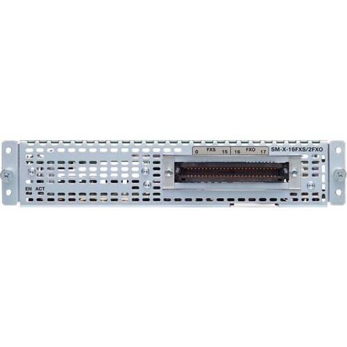 Cisco Service Module - 16 x RJ-21 FXS, 2 x RJ-21 FXO - For Voice - Twisted Pair
