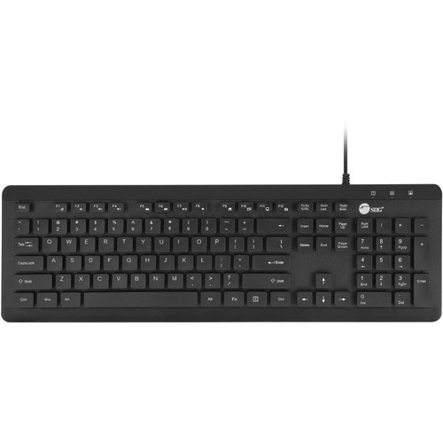 SIIG Industrial Grade Washable & Dustproof USB Multimedia Keyboard - Industrial Grade Washable & Dustproof USB Multimedia 