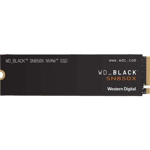 WD Black SN850X 2 TB Solid State Drive - M.2 2280 Internal - PCI Express NVMe (PCI Express NVMe x4) - Gaming Console, Desk